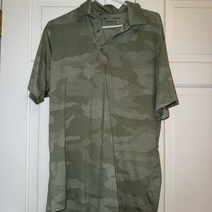 Under Armour Olive Camouflage Polo Shirt